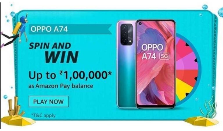 Which of the following is true about OPPO A74 5G – Amazon Quiz