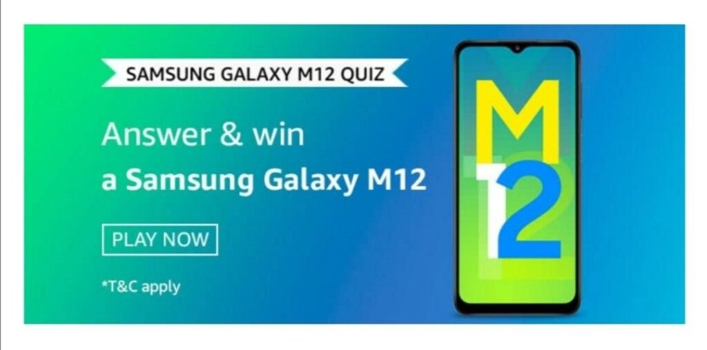 amazon samsung galaxy m12 quiz