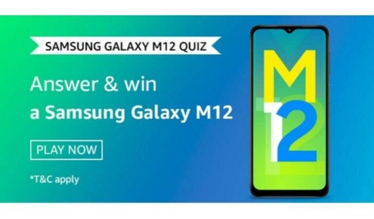 What Makes M12 the Monster Reloaded – Amazon Samsung Galaxy M12 Quiz