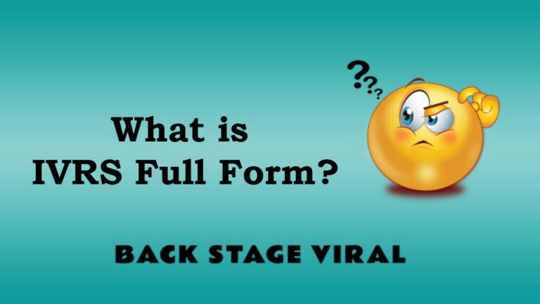 IVRS Full Form