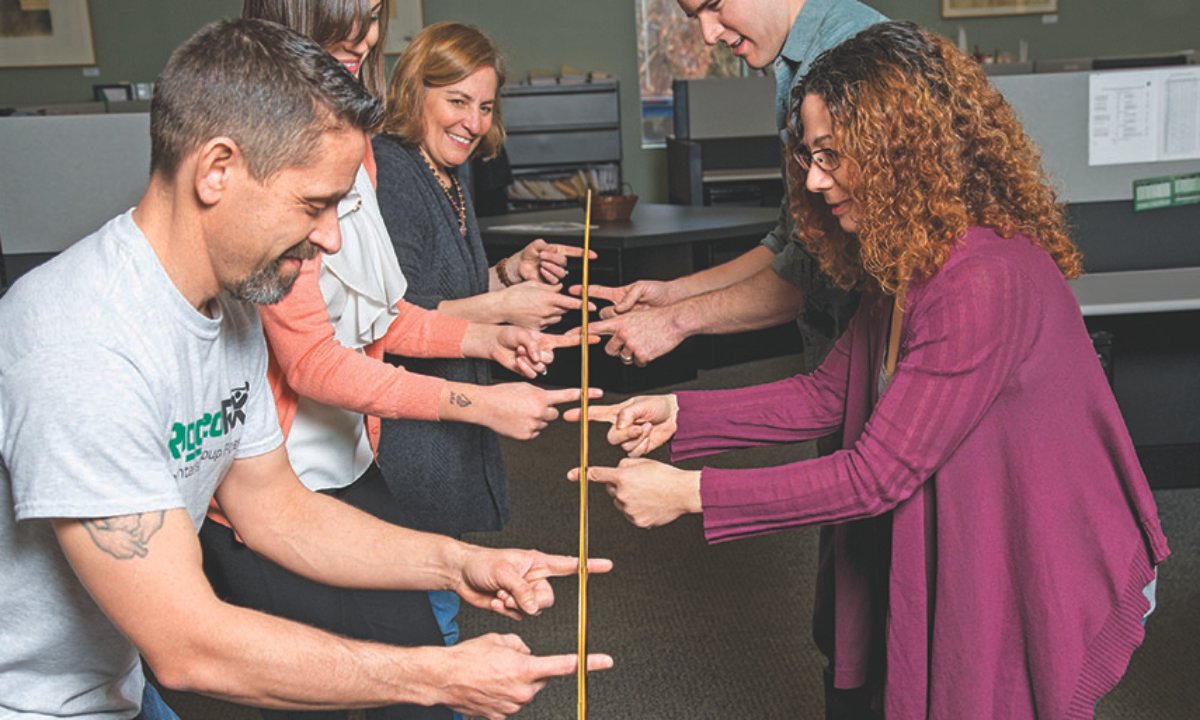 Simple Team Building Easy & Engaging Team Building Activities for Work - Back Stage Viral