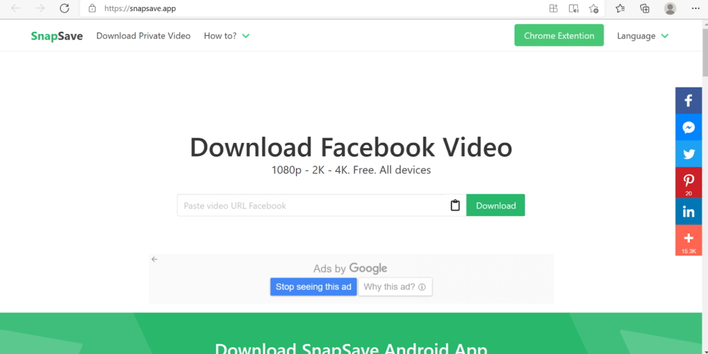 download Facebook video