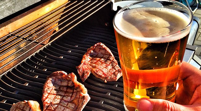 Barbecue with Beer