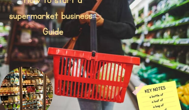 How to start a supermarket business: Guide ￼
