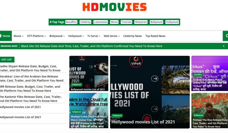 HDMOVIES 2022 – Is It Safe and Legal?