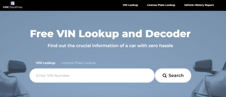 VinCheckFree OverView: Best Free VIN Decoders for Any Car (100% Works)