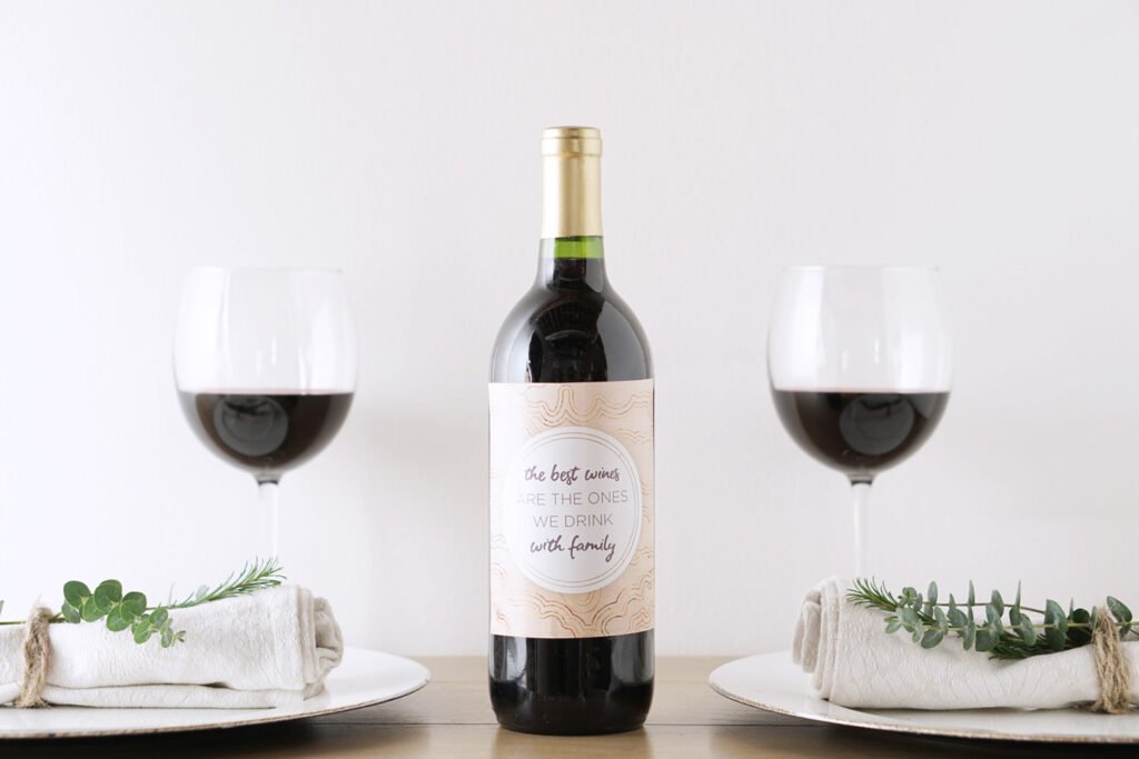 wine bottle labels