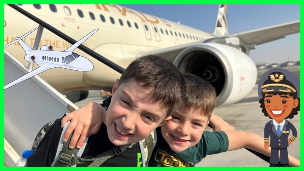 Airport Adventure With Kids On A Plane A Family Travel Blog