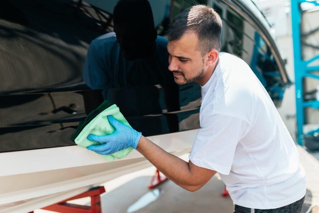 Deep Cleaning a Boat