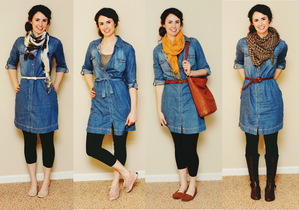 Denim Shirt Dress