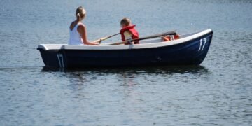 Wooden Rowing Boat