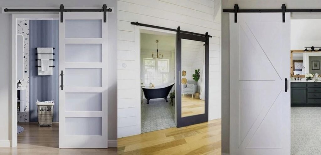 sliding bathroom door