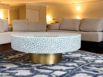 Bone Inlay Coffee Tables