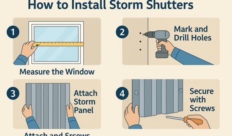 How to Install Storm Shutters: A Step-by-Step Guide
