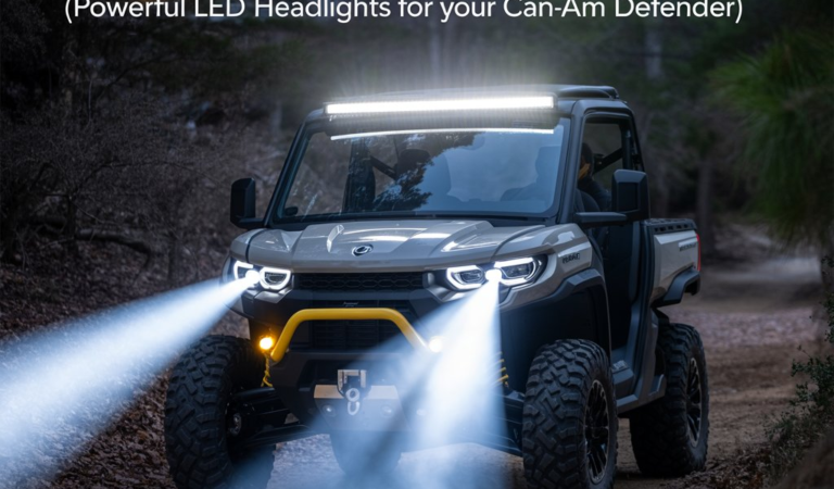 Top Can-Am Defender Accessories: Light Up the Trail with Powerful LED Headlights