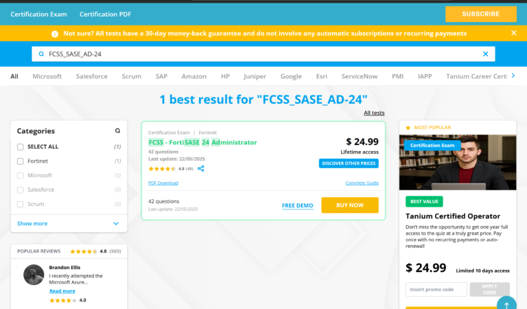 Preparing for Success: Using FCSS_SASE_AD-24 Dumps for Your Exam
