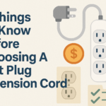 Flat Plug Extension Cord