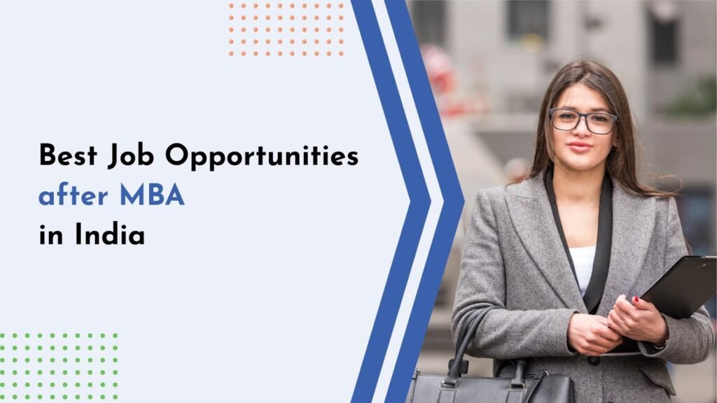 Job Opportunities after MBA
