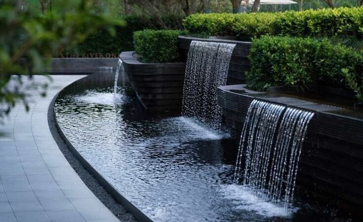Glass, Stone & Light: Modern Water Feature Designs in L.A.