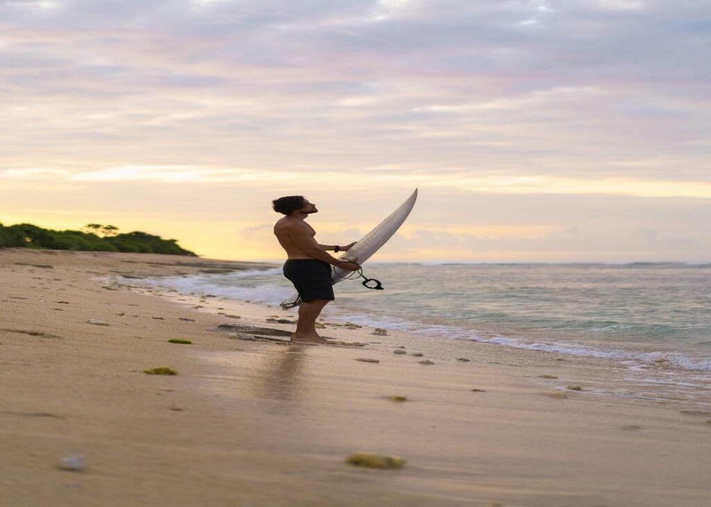 Paddling in Kauai