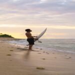 Paddling in Kauai