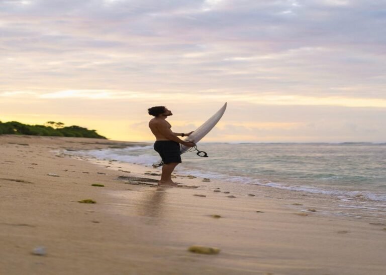 Paddling in Kauai