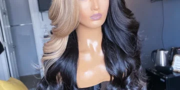 Black and Blonde Wig