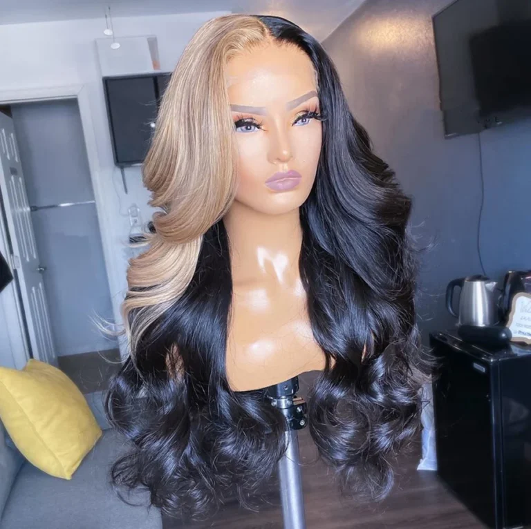 Black and Blonde Wig