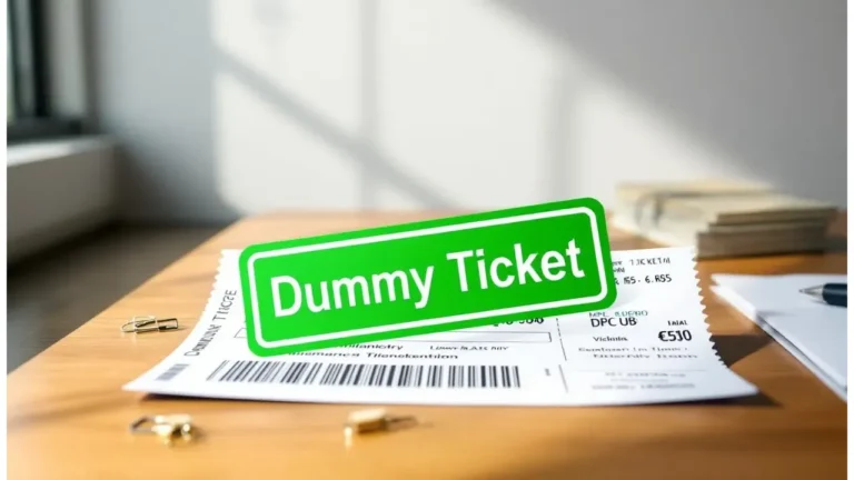 Dummy Tickets for Easy Immigration