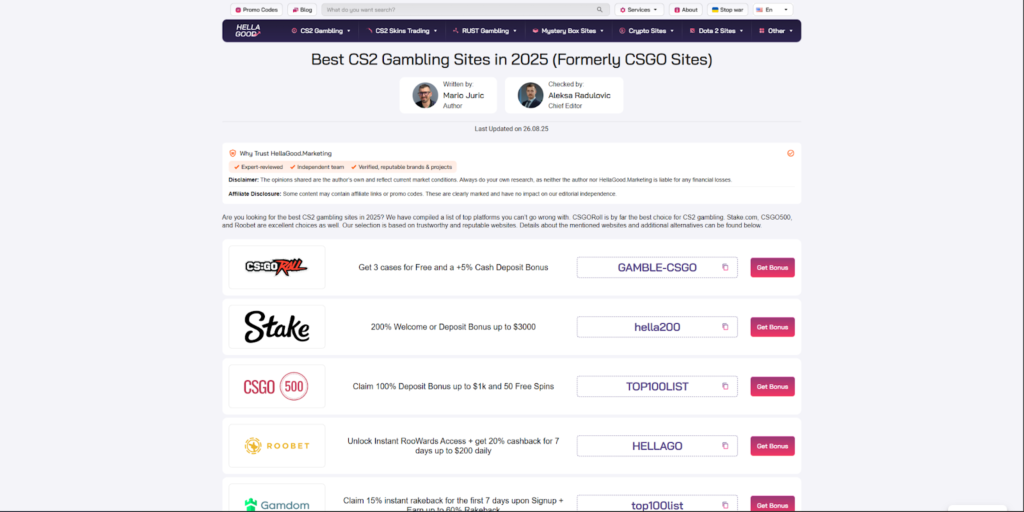 CS2 Gambling Sites