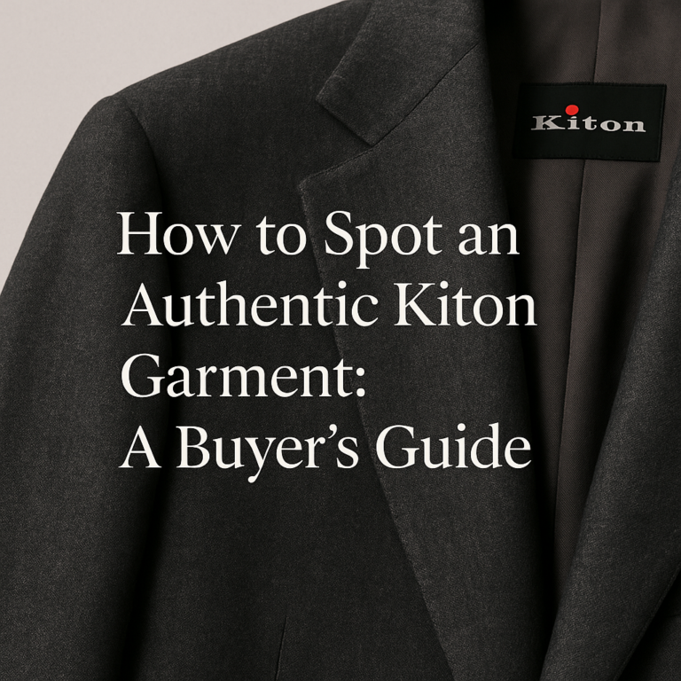 Authentic Kiton Garment
