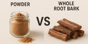 Powder vs. Whole Root Bar