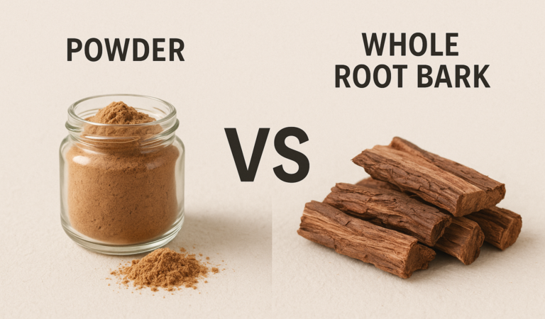 Choosing the Right Form: Powder vs. Whole Root Bar