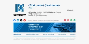 Automated Email Signatures