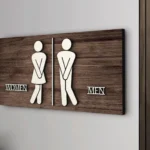 Restroom Signage Frames