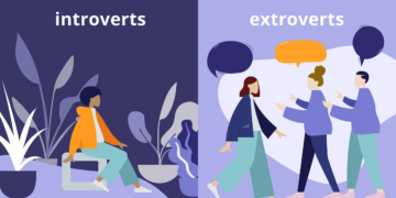 Introverts and extroverts