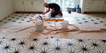 Cement Tile Installation