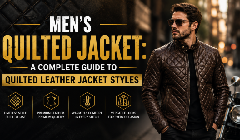 Men’s Quilted Jacket: A Complete Guide to Quilted Leather Jacket Styles
