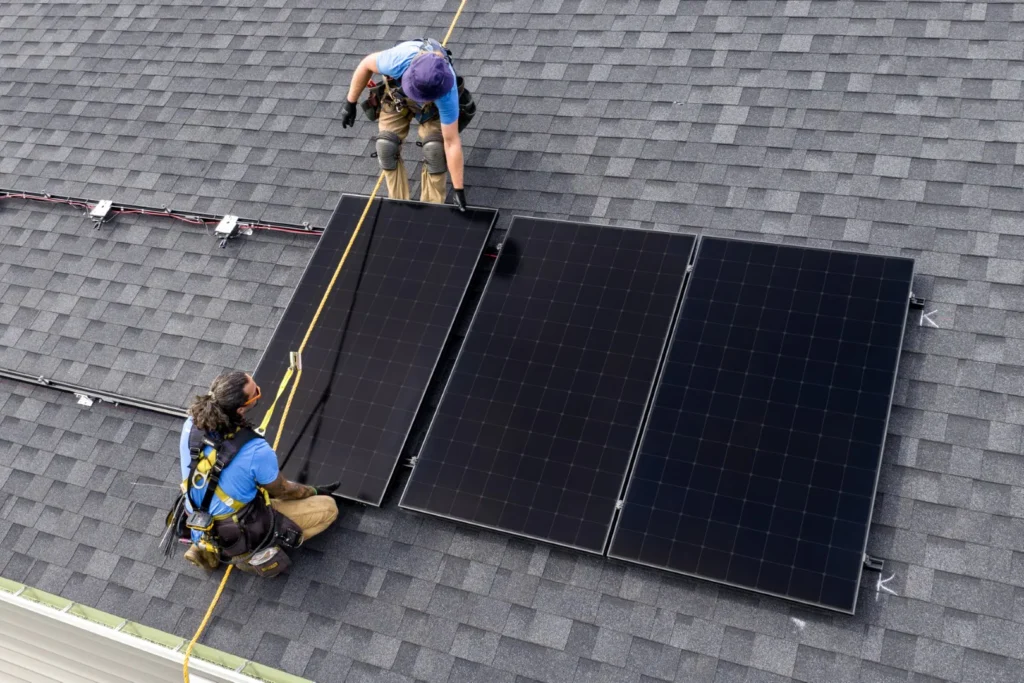 solar panel removal and reinstallation