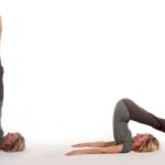 Halasana and Sarvangasana