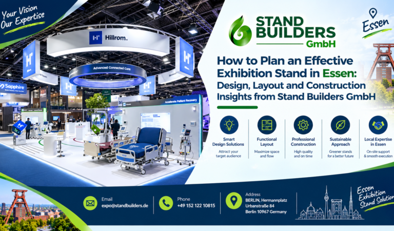 How to Plan an Effective Exhibition Stand in Essen: Design, Layout and Construction Insights from Stand Builders GmbH